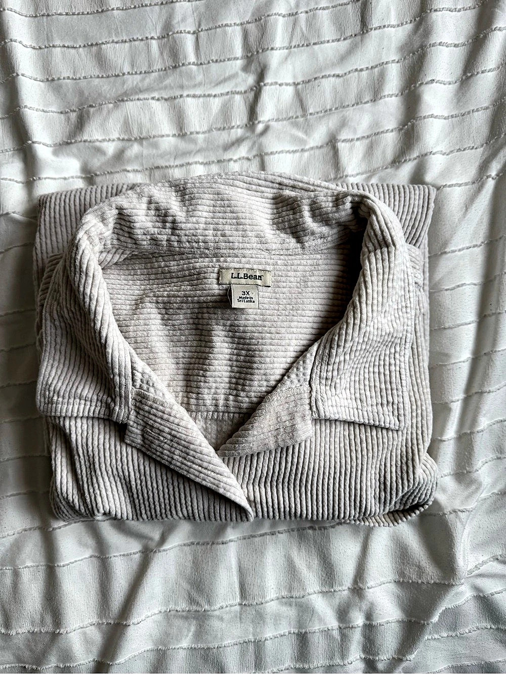 L.L.Bean Textured Button Down Shirt - Picture 4 of 9